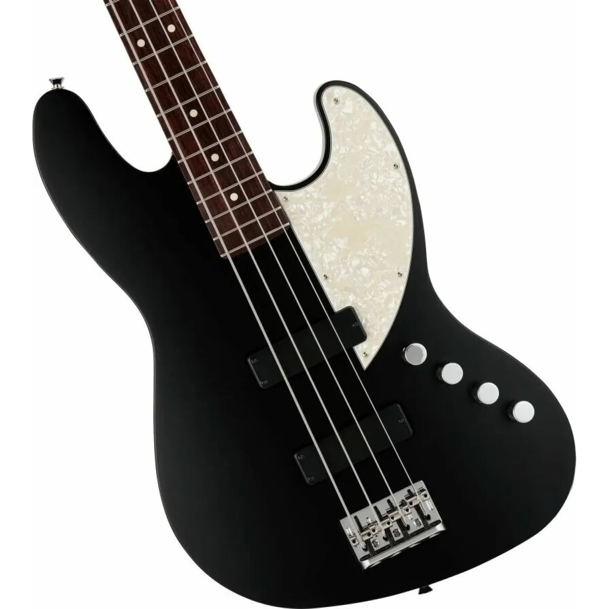 Fender Made in Japan Elemental Jazz Bass HH RW SBK. - BimotorDJ